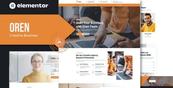 Oren – Creative Business Elementor Template Kit